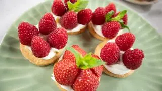 Ciastka waniliowe z kremem