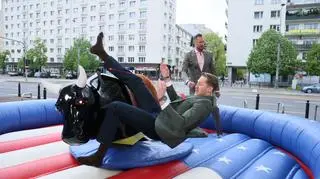 Marcin Prokop i Damian Michałowski dosiedli byka. "To nie jest remake Brokeback Mountain" 