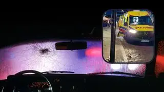 Gdańsk. Mężczyzna wjechał w ludzi wynajętym samochodem. "Zakończył jazdę na latarni" 