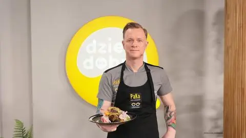 Patryk Galewski w kuchni Dzień Dobry TVN