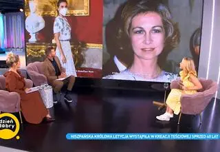 Królowa Letizia założyła sukienkę swojej teściowej. Kreacja ma 40 lat