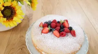 Tarta z Saint-Tropez z truskawkami 