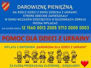 Wsparcie dzieci z Ukrainy