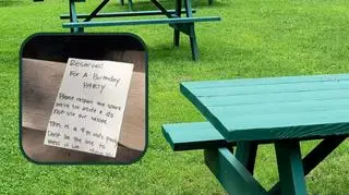 Rodzice "zarezerwowali" ławki w parku. Pozostawiona przez nich wiadomość zbulwersowała innych
