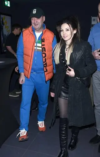 Jacek Rozenek z partnerką Marią