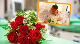 Ślub na oddziale onkologii w Gliwicach. Zdjęcia z ceremonii poruszyły internautów 