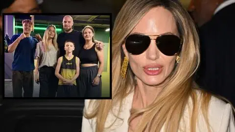 Ukraina. Angelina Jolie odwiedziła z synem objęty wojną Charków