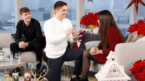 Wicemistrz oświadczył się w Dzień Dobry TVN 