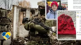 Rosjanie rozstrzelali 13-latka. Na czapce chłopca widać dziesiątki dziur po kulach