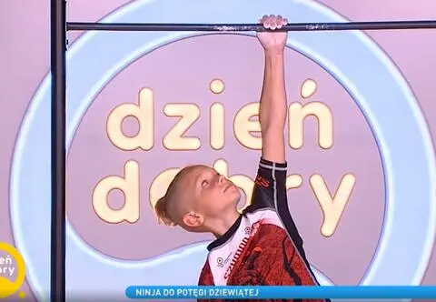 9-latek bił w naszym programie rekord w zwisie na drążku