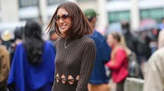 Italian bob hitem jesieni. Ta fryzura jest elegancka i prosta w stylizacji 