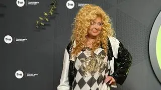 Magda Gessler, prowadząca "Kuchenne rewolucje" na spotkaniu gwiazd Wiosna 2024 w TVN.