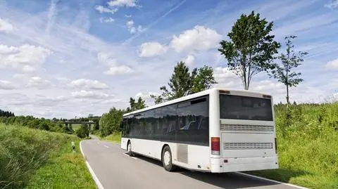 Autobus z dziećmi wjechał do rowu 