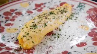 Omlet francuski z serem Gruyere 