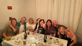 Shannen Doherty z przyjaciółmi