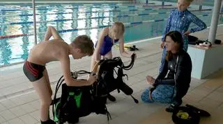 Nurkowanie to sport także dla dzieci. "Trzeba przekazać wiedzę w taki sposób, żeby kursanci nas zrozumieli"