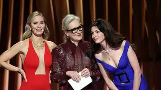 Scena jak z "Diabeł ubiera się u Prady". Streep, Hathaway i Blunt zaskoczyły na gali SAG Awards
