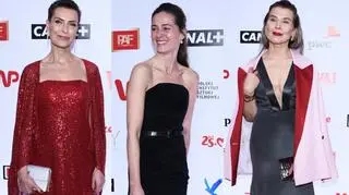 Orły 2024. Maja Ostaszewska z synem, Magdalena Cielecka w srebrnych cekinach