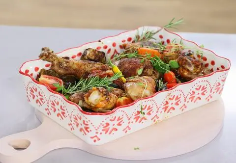 Kurczak pieczony na krótko - przepis Sylwii Garskiej-Chmarycz