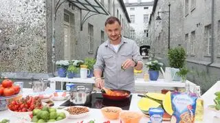 Faszerowane liście pora – przepis Grzegorza Zawieruchy
