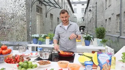 Faszerowane liście pora – przepis Grzegorza Zawieruchy