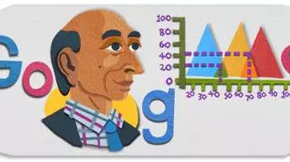 Grafika Google Doodle z Lotfim Zadehem