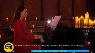 Księżna Kate zagrała na fortepianie podczas występu w telewizji. "Była znakomita"