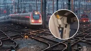 W pociągu spadł sufit. Do sieci trafiło nagranie. "Tam byli ludzie, bo nie było wolnych miejsc" 