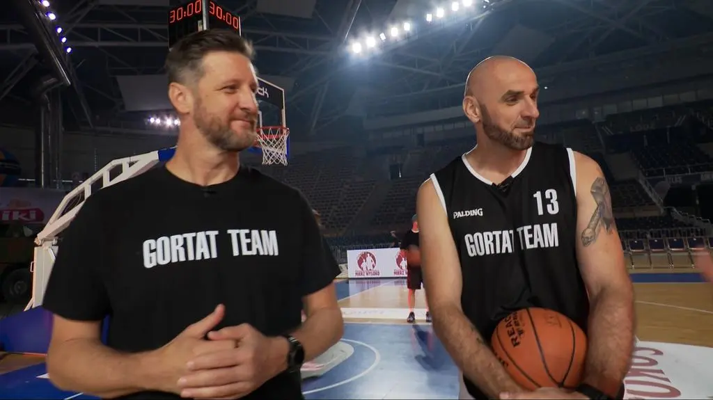 Marcin Gortat i Piotr Gruszka