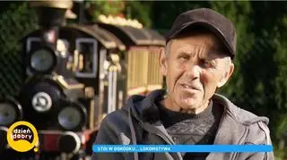 Jego podwórko odwiedzają wycieczki szkolne. Pan Albin ma niezwykłą kolekcję starych lokomotyw