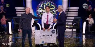Tomasz Orzechowski w programie "Milionerzy"