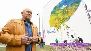 "Symbol walki o wolność". Andrzej Pągowski o kulisach powstania wyjątkowego muralu