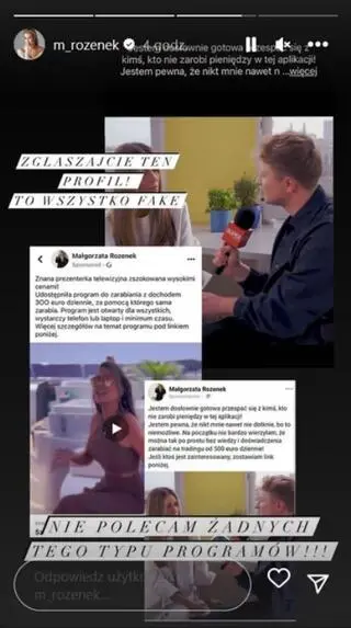 Bezprawnie wykorzystano wizerunek Małgorzaty Rozenek-Majdan