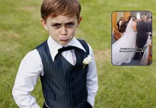 "Niemal zrujnował ślub swoich rodziców". Internauci bronią chłopca: "Był bardzo podekscytowany" 
