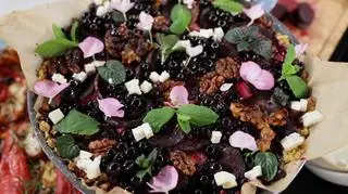 Tarta z porzeczkami i serem Lazur