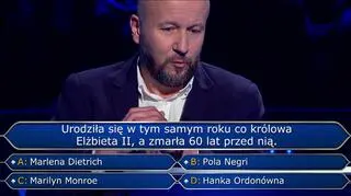 "Milionerzy". Na to pytanie uczestnik wykorzystał dwa koła ratunkowe. Znałbyś odpowiedź?