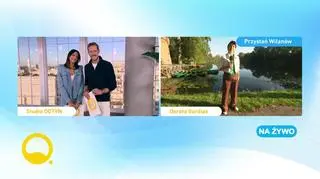 Pogoda prosto z Przystani Wilanów 