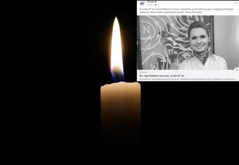 Nie żyje pogodynka Elżbieta Sommer. Słynna "pani Chmurka" miała 87 lat
