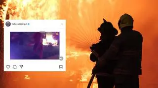 Dostawca pizzy uratował z pożaru pięcioro dzieci. Wszedł prosto w płomienie