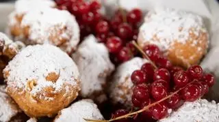 Mini pączki z serka waniliowego