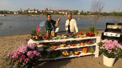 Grillowa uczta na plaży Rusałka