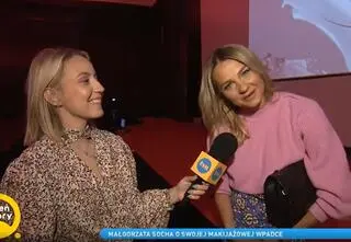 Małgorzata Socha zaliczyła wpadkę na czerwonym dywanie. "Wystarczył flesz, a pod oczami miałam mąkę"