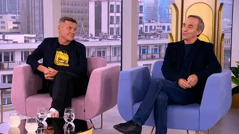 Artur Nowak i Stanisław Obirek w studiu Dzień Dobry TVN