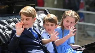 Książę George, księżniczka Charlotte, książę Louis