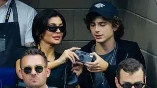 Kylie i Timothée przyłapani na US Open. Gwiazdorska para była nierozłączna