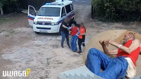 Załoga karetki porzuciła pacjenta pod przypadkową posesją?