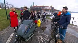 Na rowerze w deszczu też może być fajnie! 