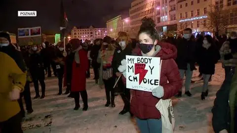 Protest przeciwko zakazowi aborcji w Polsce