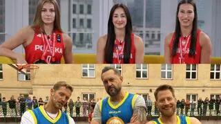 Wicemistrzynie świata w koszykówce zmierzyły się z drużyną Dzień Dobry TVN