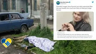 Rosyjska dziennikarka aresztowana za ujawnienie prawdy o Mariupolu. Grozi jej nawet 15 lat więzienia